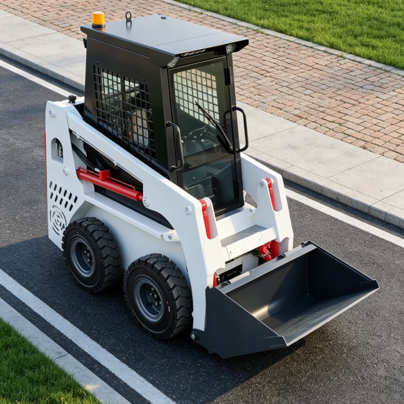 Skid Steer Loader - Minipala Gommata Personalizzata, Conforme agli Standard