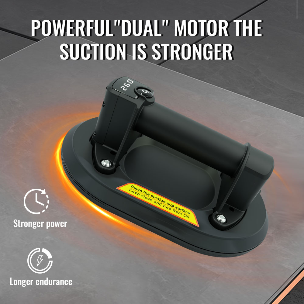Heavy Equipment Glass - Sollevatore Elettrico a Ventosa Grande da