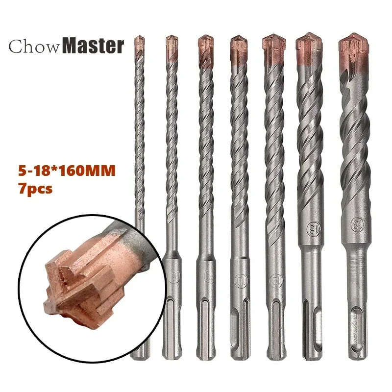 Concrete Breaker Demolition - Chowmaster Set di punte da trapano