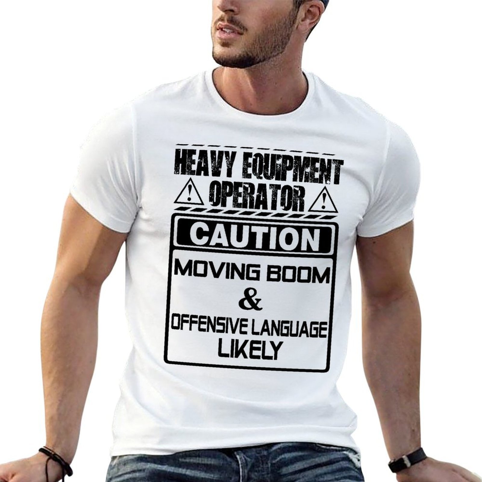 Heavy Equipment Operator Shirts - T-shirt con stampa vettoriale di operatore