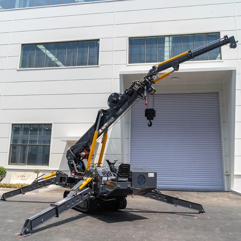 Heavy Equipment Lifting - Mini Gru a Ragno Compatta Elettroidraulica