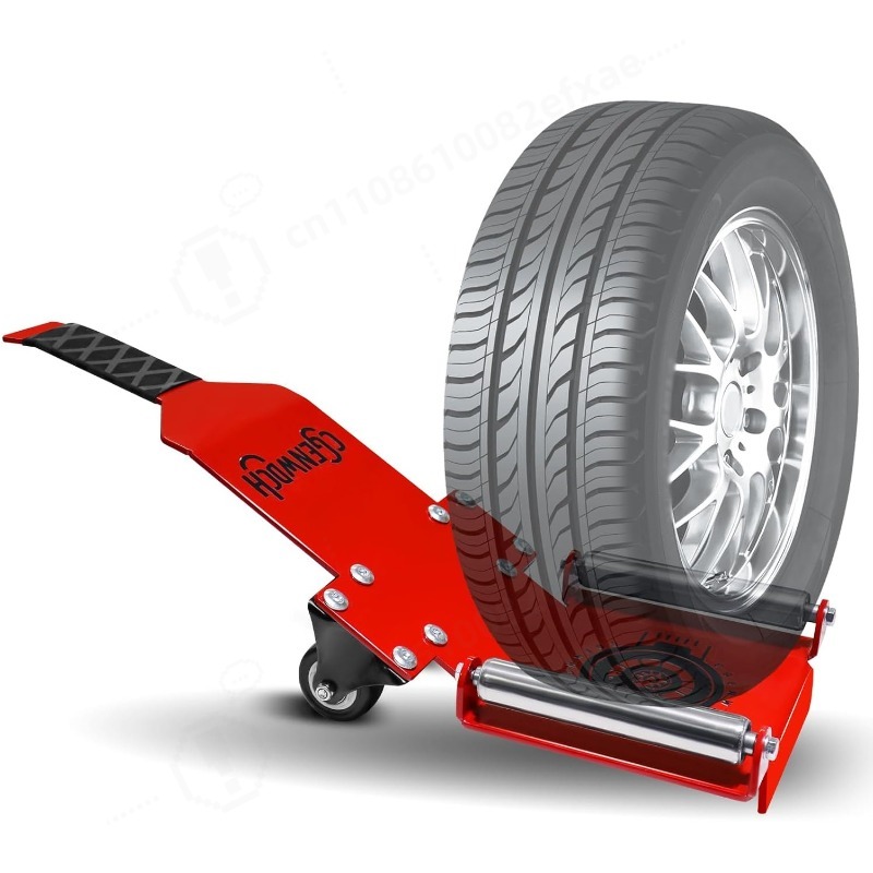 Heavy Equipment Rollers - Martinetto Portatile per Pneumatici con Leva
