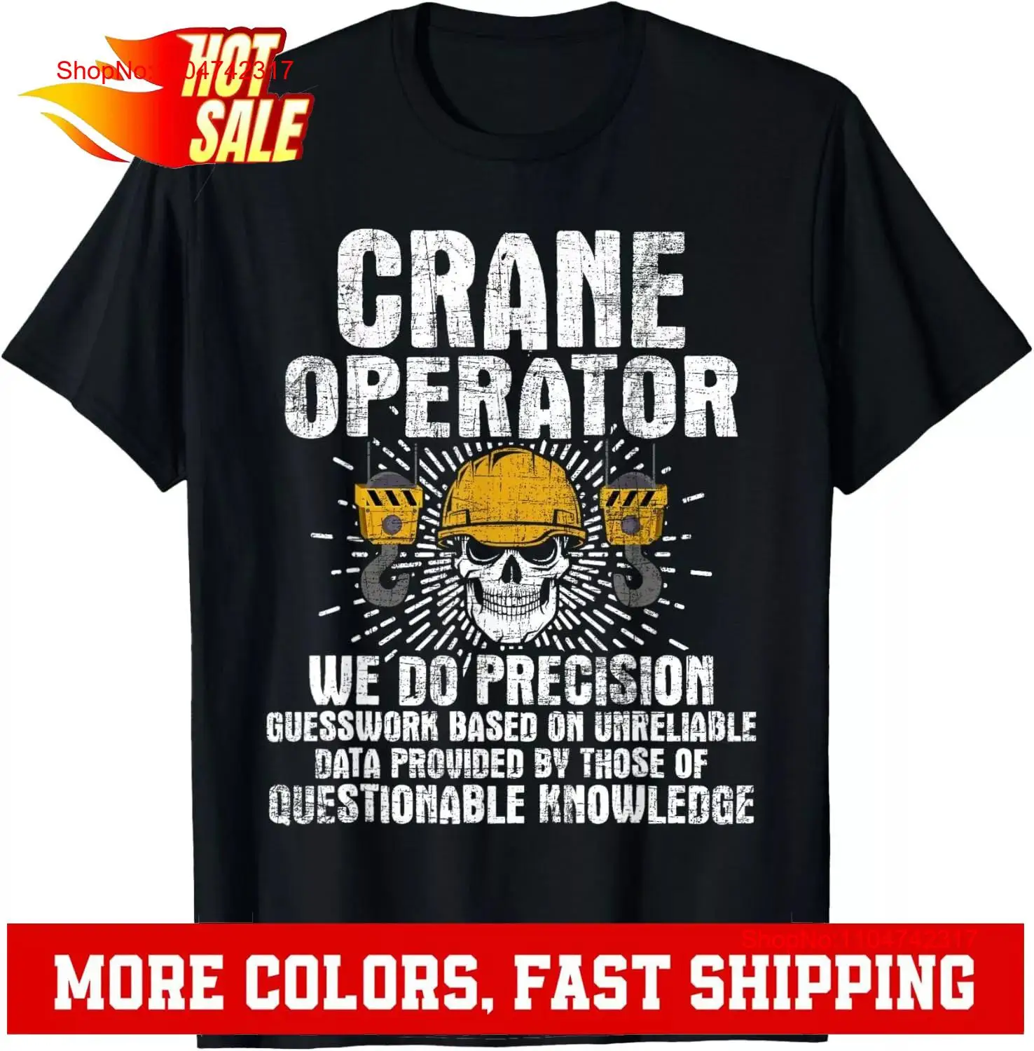 Heavy Equipment Operator Shirts - Gru Operatore Retro Tower Heavy Equipment