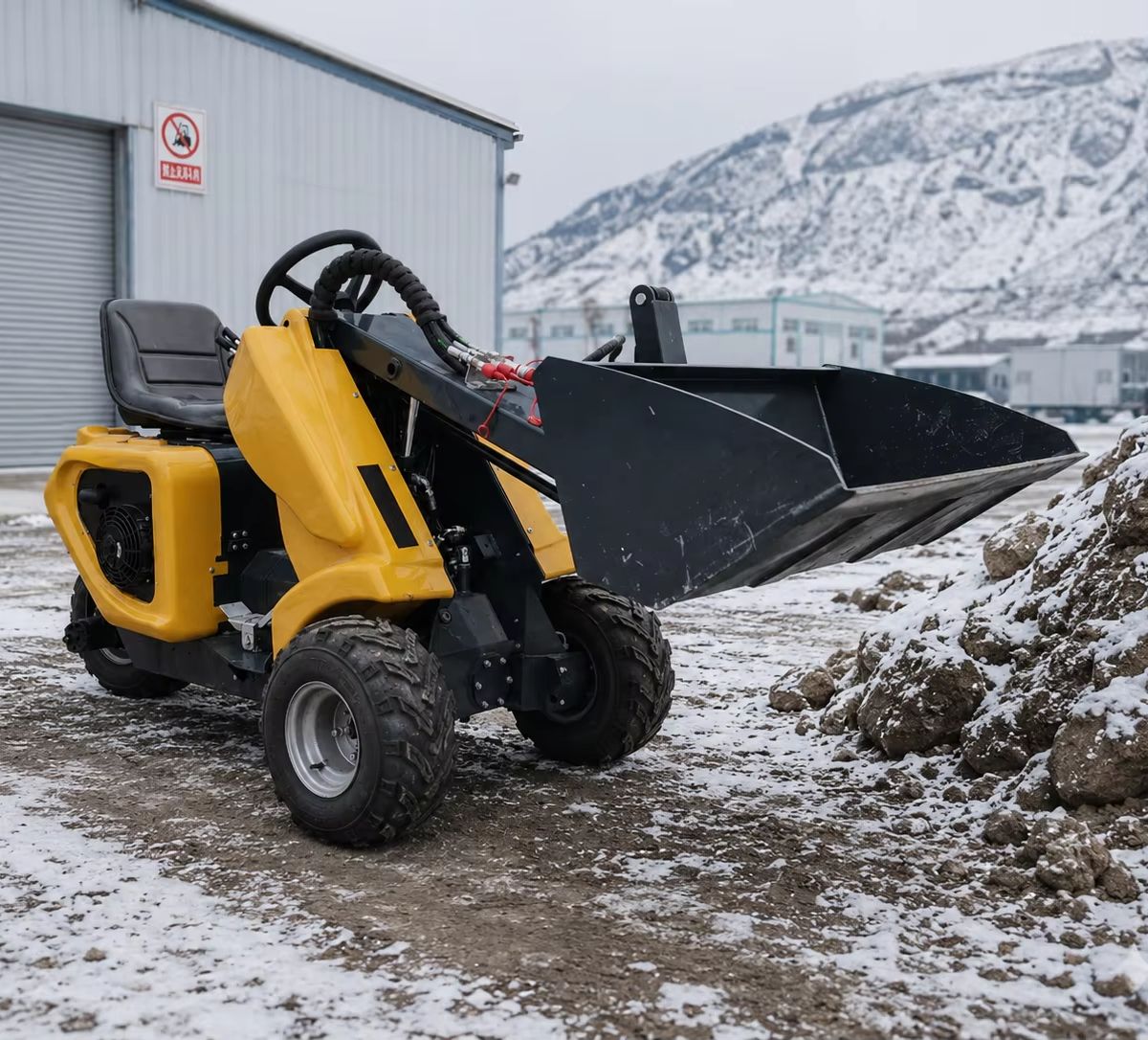 Heavy Equipment Jobs - Caricatore Compatto a 3 Ruote Certificato