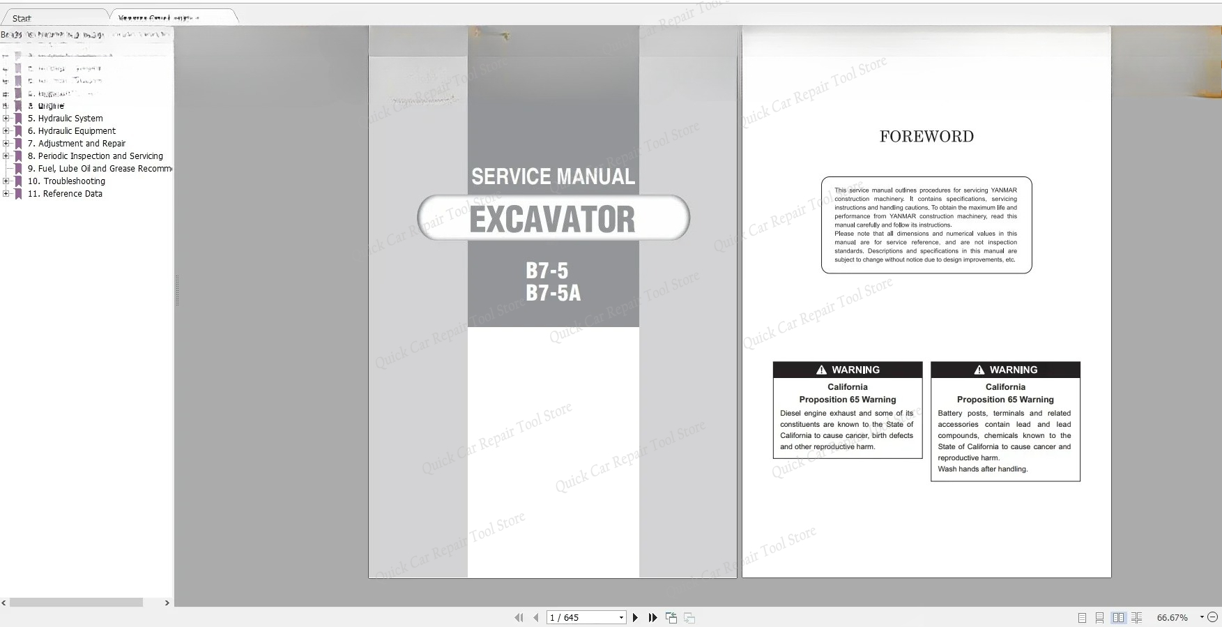 Heavy Equipment Service - AutoCD Heavy Equipment 10,7 GB Manuali
