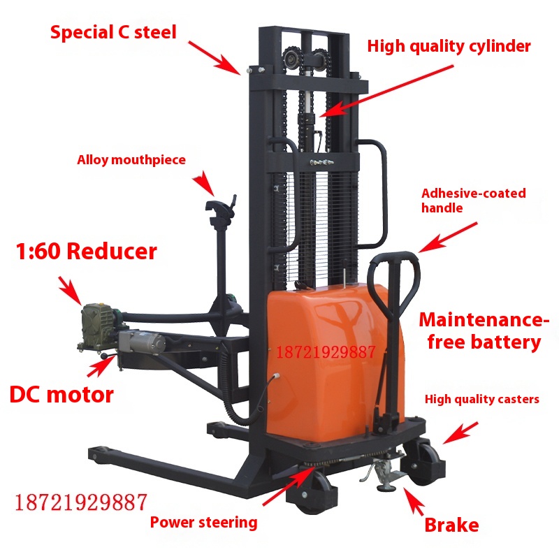 Nuovo sollevatore per tamburo  - Electric Forklift recensione e prezzo
