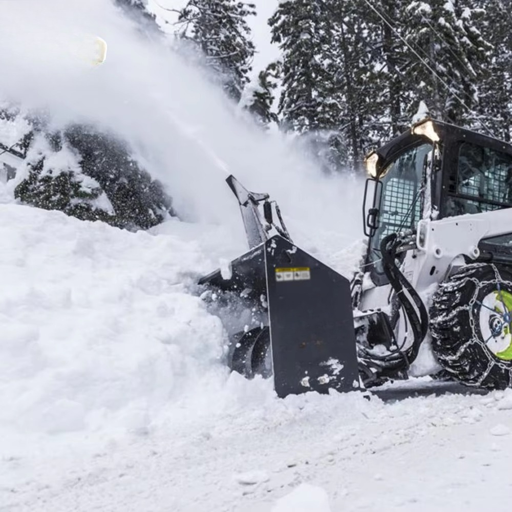 Spazzaneve per Minipala Gommat - Skid Steer Loader recensione e prezzo