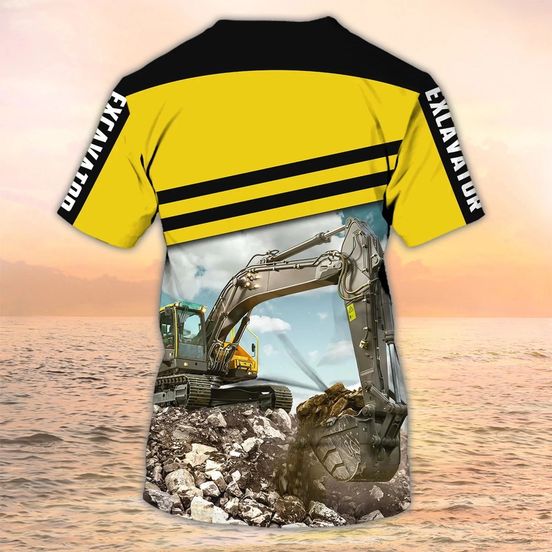 T-shirt da uomo personalizzata - Heavy Equipment Pictures recensione e prezzo