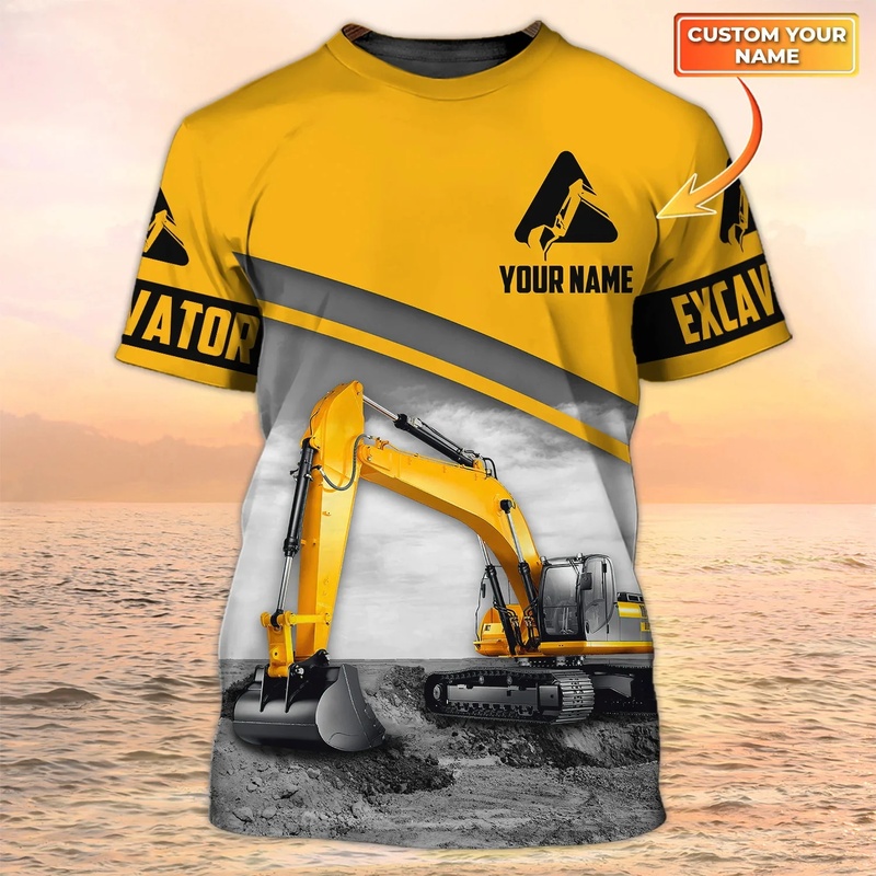 T-shirt da uomo personalizzata - Heavy Equipment Pictures recensione e prezzo