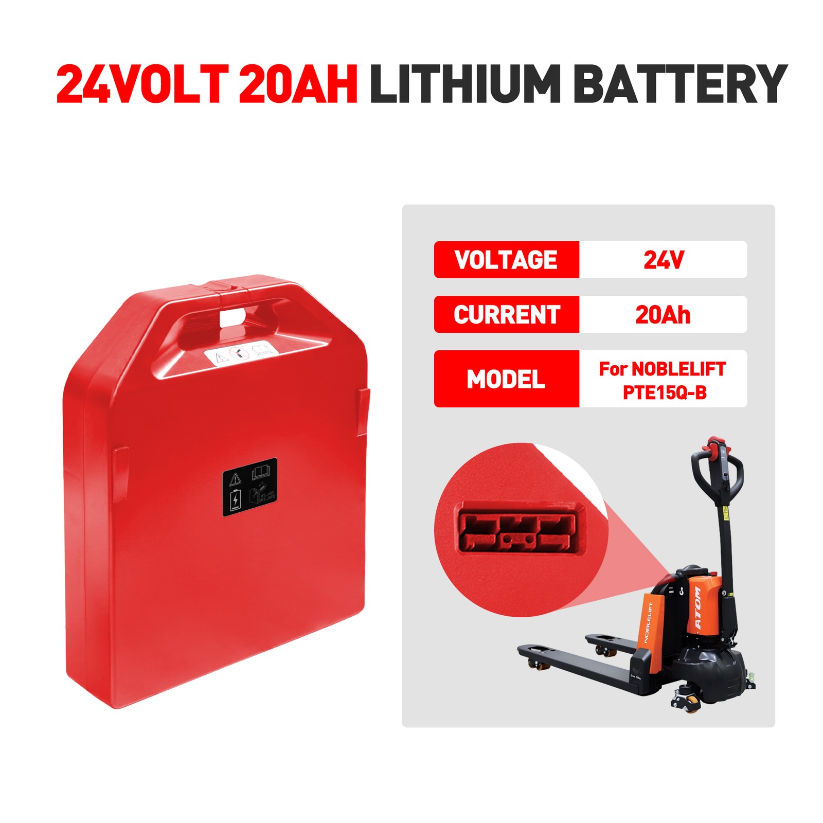 Batteria al litio 24V 20Ah per - Electric Pallet Jack recensione e prezzo